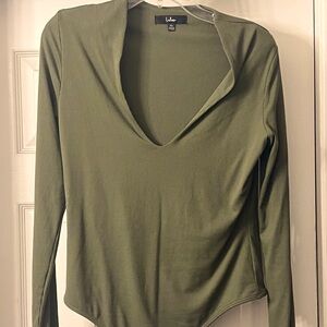 Like new, thong bodysuit from Lulus